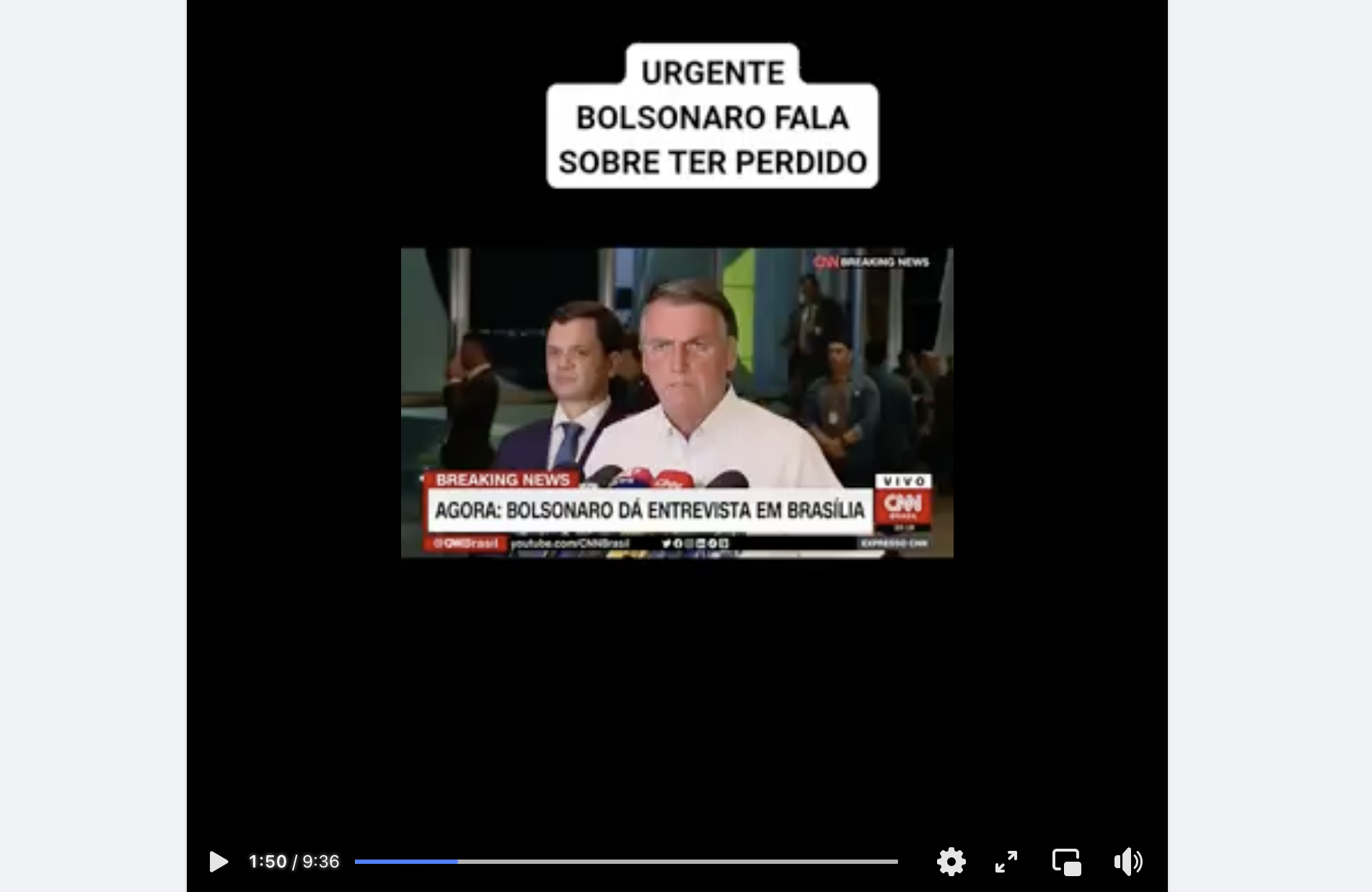 V Deo Viral Mostra Bolsonaro A Amea Ar Que Vai At S Ltimas