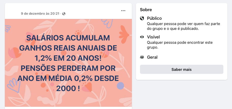 Pensões perderam em média 0 2 de poder de compra por cada ano desde