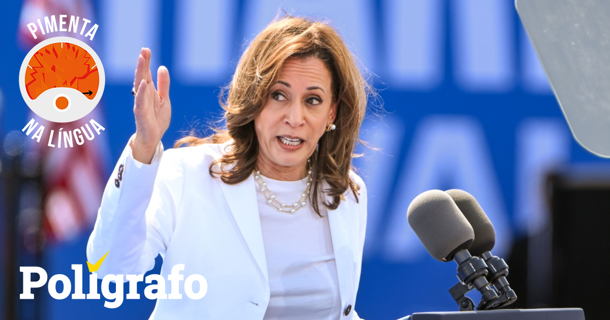 “My father is black. Trump’s father was in the Ku Klux Klan.” Did Kamala Harris write this message on social media?